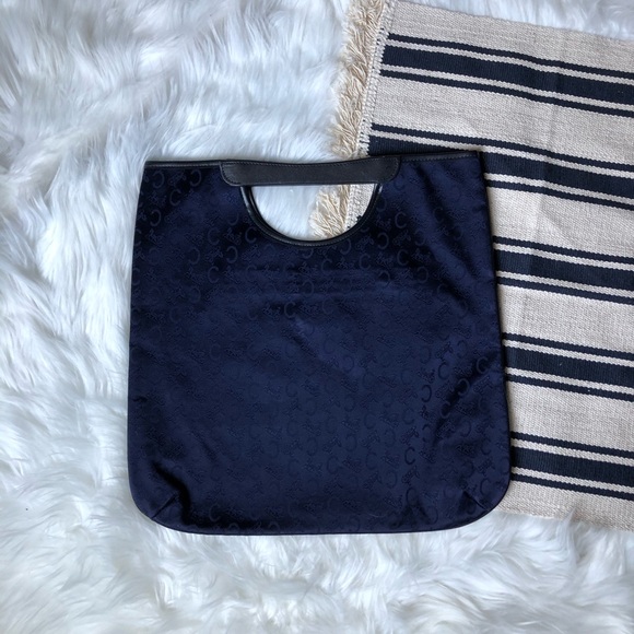 celine rare horse carriage tote noevir japan bag pattern logo - Picture 4 of 10